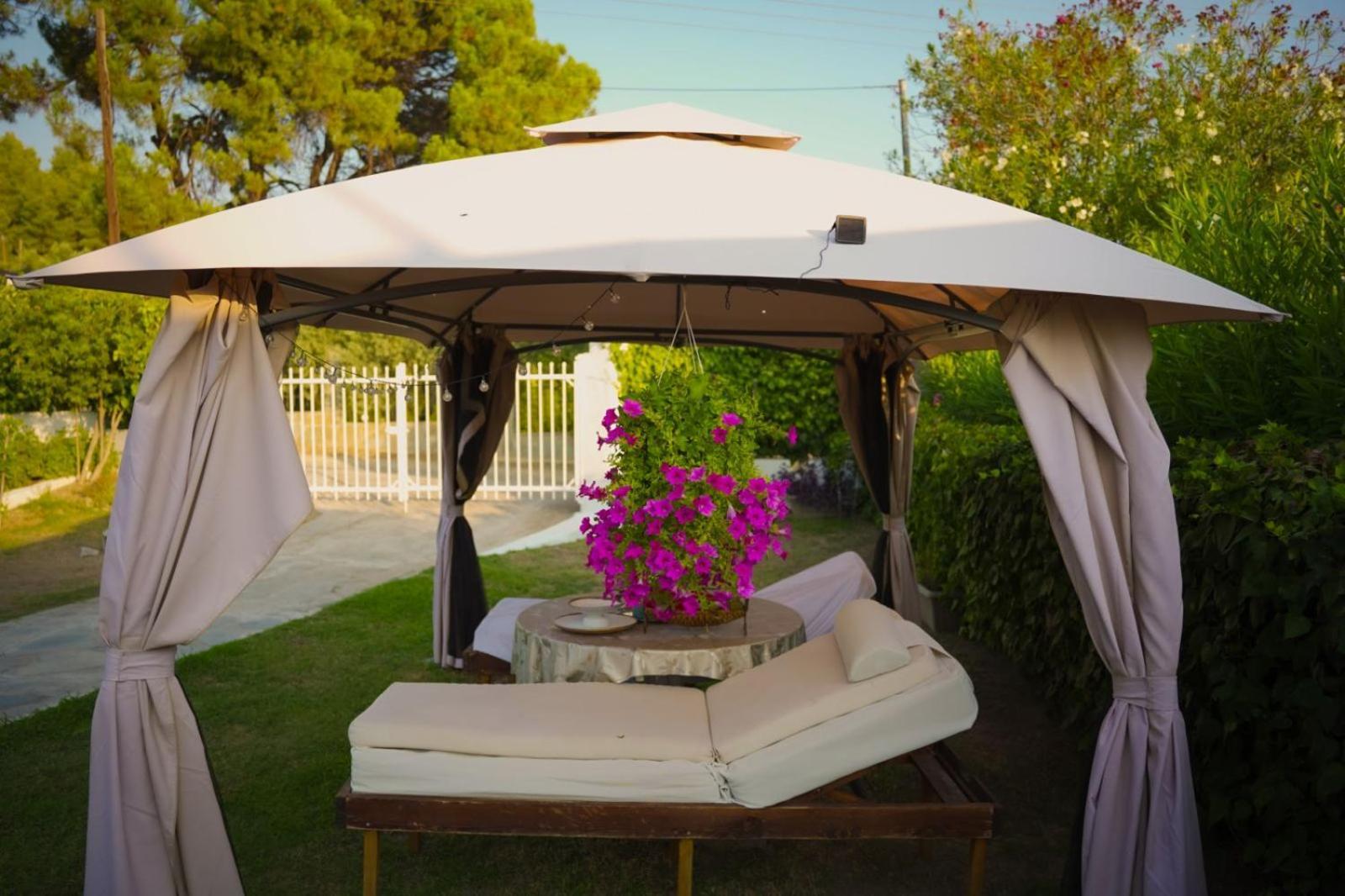 Maria'S Beach House Polychrono Bagian luar foto